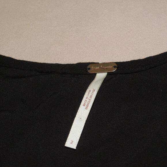 Free People Black Say You Love Me Midi Long Sleeve Dress - Picture 10 of 11